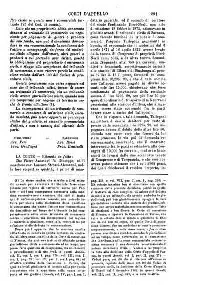 Annali della giurisprudenza italiana raccolta generale delle decisioni delle Corti di cassazione e d'appello in materia civile, criminale, commerciale, di diritto pubblico e amministrativo, e di procedura civile e penale