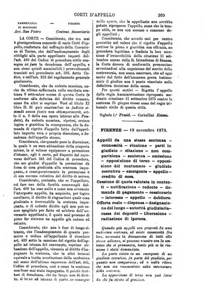 Annali della giurisprudenza italiana raccolta generale delle decisioni delle Corti di cassazione e d'appello in materia civile, criminale, commerciale, di diritto pubblico e amministrativo, e di procedura civile e penale