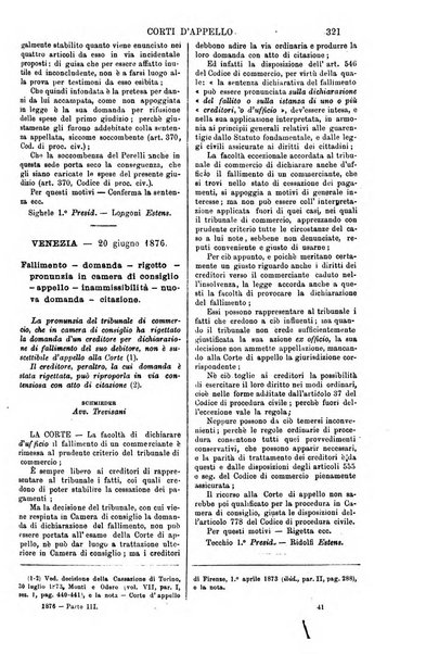 Annali della giurisprudenza italiana raccolta generale delle decisioni delle Corti di cassazione e d'appello in materia civile, criminale, commerciale, di diritto pubblico e amministrativo, e di procedura civile e penale