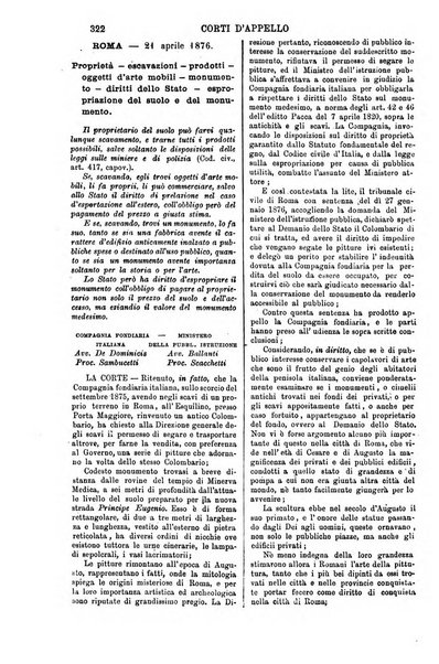 Annali della giurisprudenza italiana raccolta generale delle decisioni delle Corti di cassazione e d'appello in materia civile, criminale, commerciale, di diritto pubblico e amministrativo, e di procedura civile e penale