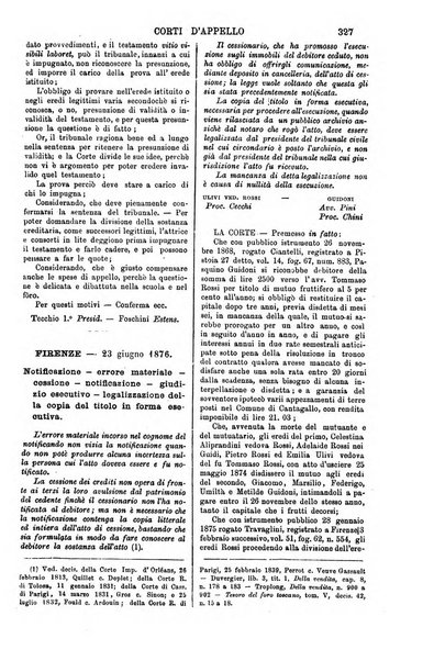 Annali della giurisprudenza italiana raccolta generale delle decisioni delle Corti di cassazione e d'appello in materia civile, criminale, commerciale, di diritto pubblico e amministrativo, e di procedura civile e penale