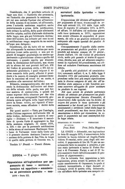 Annali della giurisprudenza italiana raccolta generale delle decisioni delle Corti di cassazione e d'appello in materia civile, criminale, commerciale, di diritto pubblico e amministrativo, e di procedura civile e penale