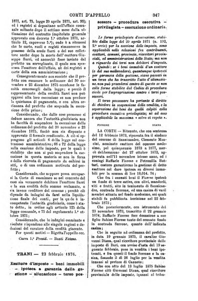 Annali della giurisprudenza italiana raccolta generale delle decisioni delle Corti di cassazione e d'appello in materia civile, criminale, commerciale, di diritto pubblico e amministrativo, e di procedura civile e penale