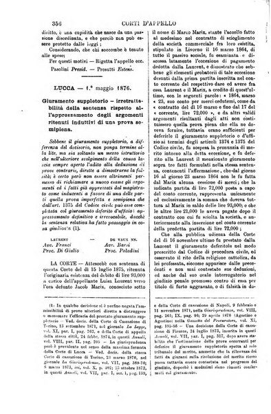 Annali della giurisprudenza italiana raccolta generale delle decisioni delle Corti di cassazione e d'appello in materia civile, criminale, commerciale, di diritto pubblico e amministrativo, e di procedura civile e penale