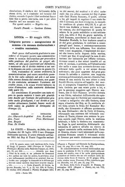 Annali della giurisprudenza italiana raccolta generale delle decisioni delle Corti di cassazione e d'appello in materia civile, criminale, commerciale, di diritto pubblico e amministrativo, e di procedura civile e penale