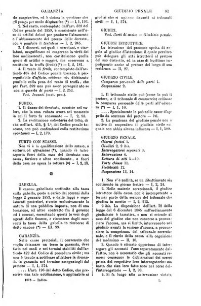 Annali della giurisprudenza italiana raccolta generale delle decisioni delle Corti di cassazione e d'appello in materia civile, criminale, commerciale, di diritto pubblico e amministrativo, e di procedura civile e penale