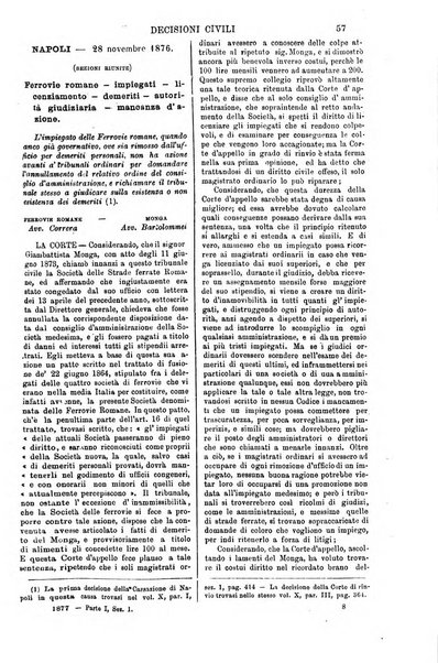 Annali della giurisprudenza italiana raccolta generale delle decisioni delle Corti di cassazione e d'appello in materia civile, criminale, commerciale, di diritto pubblico e amministrativo, e di procedura civile e penale