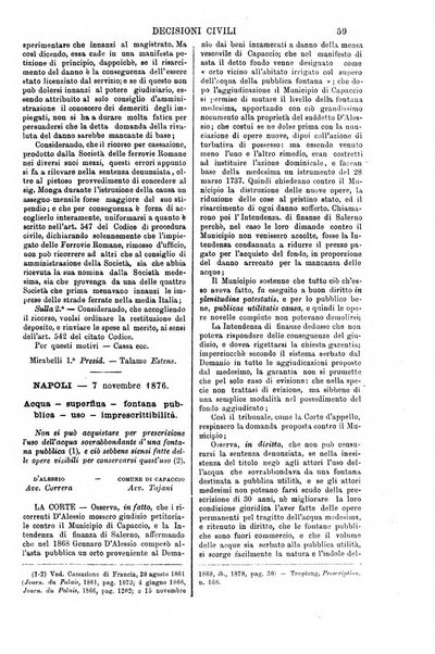 Annali della giurisprudenza italiana raccolta generale delle decisioni delle Corti di cassazione e d'appello in materia civile, criminale, commerciale, di diritto pubblico e amministrativo, e di procedura civile e penale