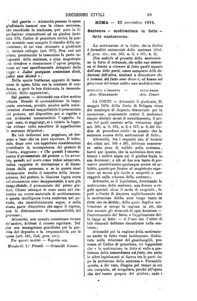 Annali della giurisprudenza italiana raccolta generale delle decisioni delle Corti di cassazione e d'appello in materia civile, criminale, commerciale, di diritto pubblico e amministrativo, e di procedura civile e penale