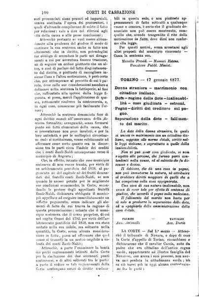 Annali della giurisprudenza italiana raccolta generale delle decisioni delle Corti di cassazione e d'appello in materia civile, criminale, commerciale, di diritto pubblico e amministrativo, e di procedura civile e penale