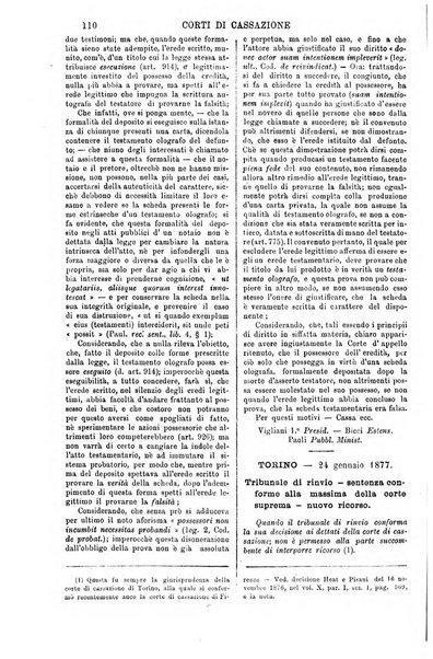 Annali della giurisprudenza italiana raccolta generale delle decisioni delle Corti di cassazione e d'appello in materia civile, criminale, commerciale, di diritto pubblico e amministrativo, e di procedura civile e penale