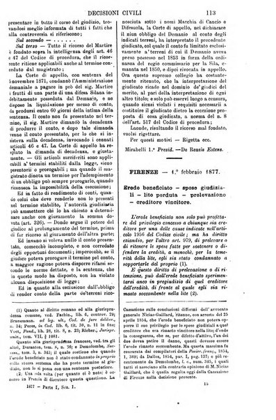 Annali della giurisprudenza italiana raccolta generale delle decisioni delle Corti di cassazione e d'appello in materia civile, criminale, commerciale, di diritto pubblico e amministrativo, e di procedura civile e penale