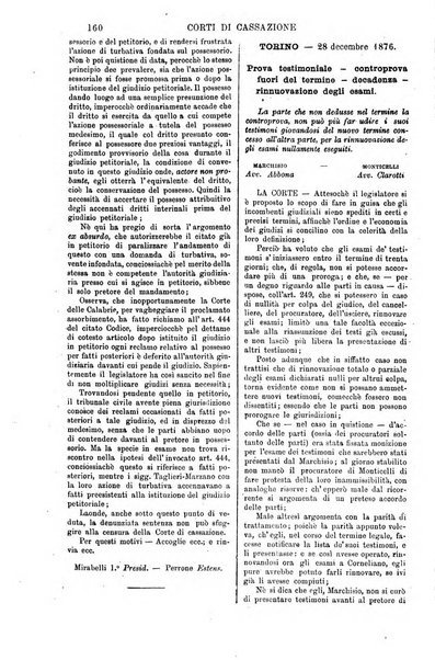 Annali della giurisprudenza italiana raccolta generale delle decisioni delle Corti di cassazione e d'appello in materia civile, criminale, commerciale, di diritto pubblico e amministrativo, e di procedura civile e penale