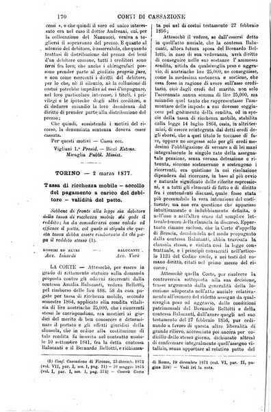 Annali della giurisprudenza italiana raccolta generale delle decisioni delle Corti di cassazione e d'appello in materia civile, criminale, commerciale, di diritto pubblico e amministrativo, e di procedura civile e penale