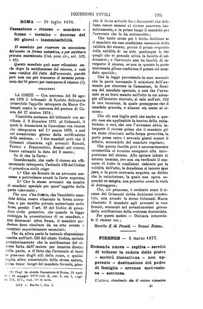 Annali della giurisprudenza italiana raccolta generale delle decisioni delle Corti di cassazione e d'appello in materia civile, criminale, commerciale, di diritto pubblico e amministrativo, e di procedura civile e penale