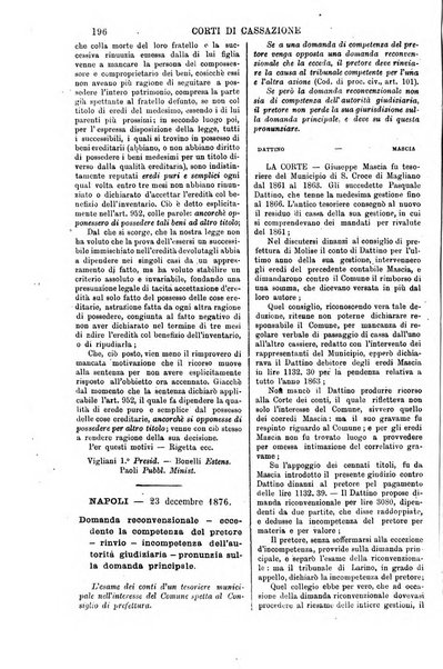 Annali della giurisprudenza italiana raccolta generale delle decisioni delle Corti di cassazione e d'appello in materia civile, criminale, commerciale, di diritto pubblico e amministrativo, e di procedura civile e penale