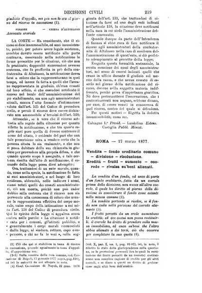 Annali della giurisprudenza italiana raccolta generale delle decisioni delle Corti di cassazione e d'appello in materia civile, criminale, commerciale, di diritto pubblico e amministrativo, e di procedura civile e penale