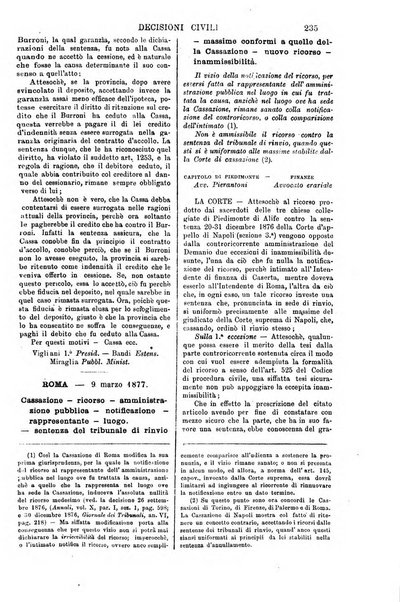 Annali della giurisprudenza italiana raccolta generale delle decisioni delle Corti di cassazione e d'appello in materia civile, criminale, commerciale, di diritto pubblico e amministrativo, e di procedura civile e penale