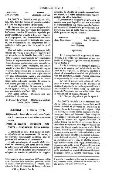 Annali della giurisprudenza italiana raccolta generale delle decisioni delle Corti di cassazione e d'appello in materia civile, criminale, commerciale, di diritto pubblico e amministrativo, e di procedura civile e penale