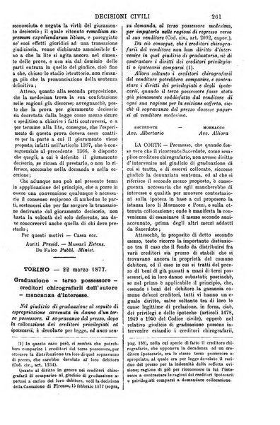 Annali della giurisprudenza italiana raccolta generale delle decisioni delle Corti di cassazione e d'appello in materia civile, criminale, commerciale, di diritto pubblico e amministrativo, e di procedura civile e penale