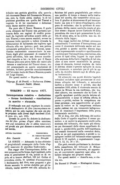 Annali della giurisprudenza italiana raccolta generale delle decisioni delle Corti di cassazione e d'appello in materia civile, criminale, commerciale, di diritto pubblico e amministrativo, e di procedura civile e penale