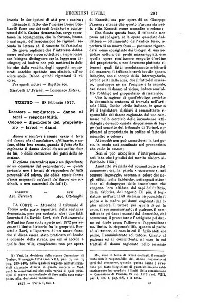 Annali della giurisprudenza italiana raccolta generale delle decisioni delle Corti di cassazione e d'appello in materia civile, criminale, commerciale, di diritto pubblico e amministrativo, e di procedura civile e penale