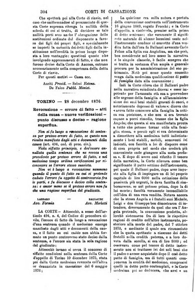 Annali della giurisprudenza italiana raccolta generale delle decisioni delle Corti di cassazione e d'appello in materia civile, criminale, commerciale, di diritto pubblico e amministrativo, e di procedura civile e penale