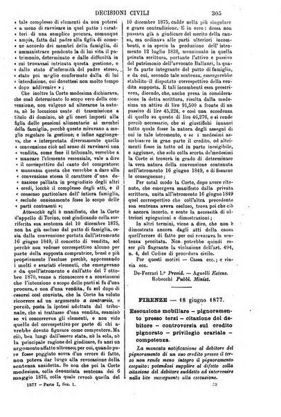 Annali della giurisprudenza italiana raccolta generale delle decisioni delle Corti di cassazione e d'appello in materia civile, criminale, commerciale, di diritto pubblico e amministrativo, e di procedura civile e penale