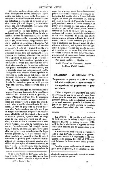 Annali della giurisprudenza italiana raccolta generale delle decisioni delle Corti di cassazione e d'appello in materia civile, criminale, commerciale, di diritto pubblico e amministrativo, e di procedura civile e penale