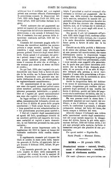 Annali della giurisprudenza italiana raccolta generale delle decisioni delle Corti di cassazione e d'appello in materia civile, criminale, commerciale, di diritto pubblico e amministrativo, e di procedura civile e penale