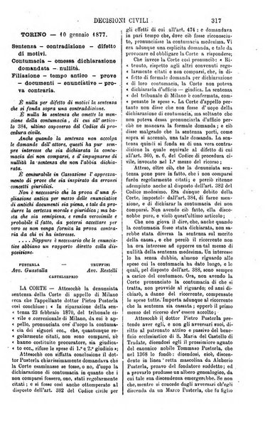 Annali della giurisprudenza italiana raccolta generale delle decisioni delle Corti di cassazione e d'appello in materia civile, criminale, commerciale, di diritto pubblico e amministrativo, e di procedura civile e penale