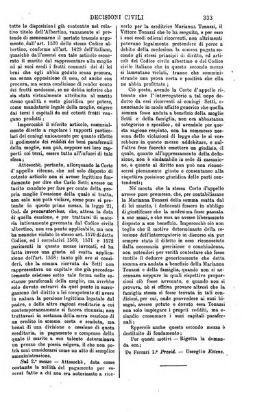 Annali della giurisprudenza italiana raccolta generale delle decisioni delle Corti di cassazione e d'appello in materia civile, criminale, commerciale, di diritto pubblico e amministrativo, e di procedura civile e penale