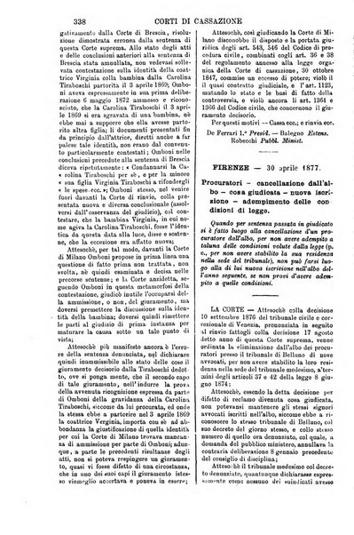 Annali della giurisprudenza italiana raccolta generale delle decisioni delle Corti di cassazione e d'appello in materia civile, criminale, commerciale, di diritto pubblico e amministrativo, e di procedura civile e penale