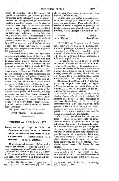 Annali della giurisprudenza italiana raccolta generale delle decisioni delle Corti di cassazione e d'appello in materia civile, criminale, commerciale, di diritto pubblico e amministrativo, e di procedura civile e penale