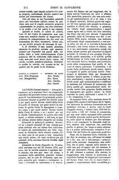 Annali della giurisprudenza italiana raccolta generale delle decisioni delle Corti di cassazione e d'appello in materia civile, criminale, commerciale, di diritto pubblico e amministrativo, e di procedura civile e penale