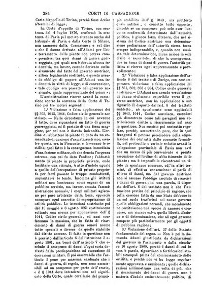 Annali della giurisprudenza italiana raccolta generale delle decisioni delle Corti di cassazione e d'appello in materia civile, criminale, commerciale, di diritto pubblico e amministrativo, e di procedura civile e penale