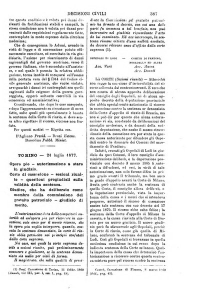 Annali della giurisprudenza italiana raccolta generale delle decisioni delle Corti di cassazione e d'appello in materia civile, criminale, commerciale, di diritto pubblico e amministrativo, e di procedura civile e penale