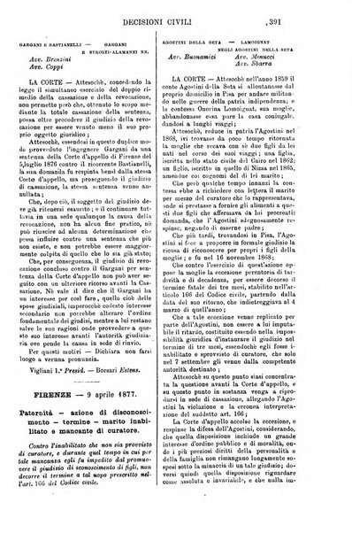 Annali della giurisprudenza italiana raccolta generale delle decisioni delle Corti di cassazione e d'appello in materia civile, criminale, commerciale, di diritto pubblico e amministrativo, e di procedura civile e penale