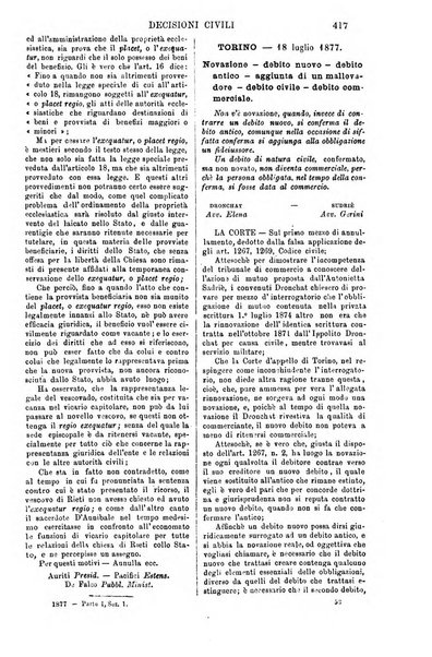 Annali della giurisprudenza italiana raccolta generale delle decisioni delle Corti di cassazione e d'appello in materia civile, criminale, commerciale, di diritto pubblico e amministrativo, e di procedura civile e penale