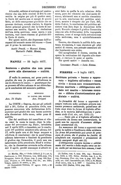 Annali della giurisprudenza italiana raccolta generale delle decisioni delle Corti di cassazione e d'appello in materia civile, criminale, commerciale, di diritto pubblico e amministrativo, e di procedura civile e penale