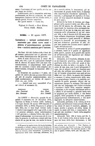 Annali della giurisprudenza italiana raccolta generale delle decisioni delle Corti di cassazione e d'appello in materia civile, criminale, commerciale, di diritto pubblico e amministrativo, e di procedura civile e penale