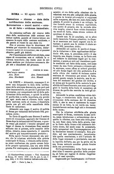 Annali della giurisprudenza italiana raccolta generale delle decisioni delle Corti di cassazione e d'appello in materia civile, criminale, commerciale, di diritto pubblico e amministrativo, e di procedura civile e penale