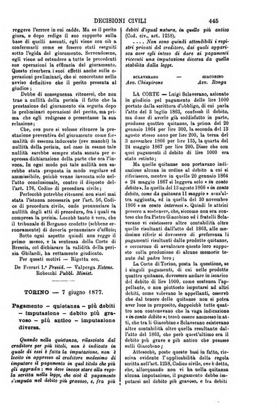 Annali della giurisprudenza italiana raccolta generale delle decisioni delle Corti di cassazione e d'appello in materia civile, criminale, commerciale, di diritto pubblico e amministrativo, e di procedura civile e penale