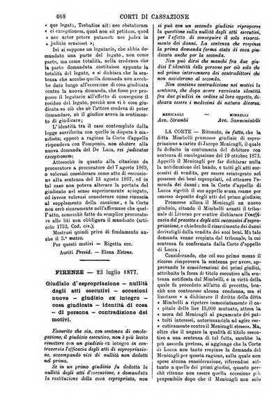 Annali della giurisprudenza italiana raccolta generale delle decisioni delle Corti di cassazione e d'appello in materia civile, criminale, commerciale, di diritto pubblico e amministrativo, e di procedura civile e penale