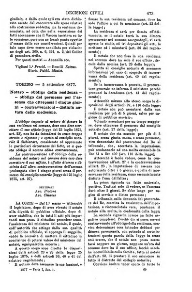 Annali della giurisprudenza italiana raccolta generale delle decisioni delle Corti di cassazione e d'appello in materia civile, criminale, commerciale, di diritto pubblico e amministrativo, e di procedura civile e penale