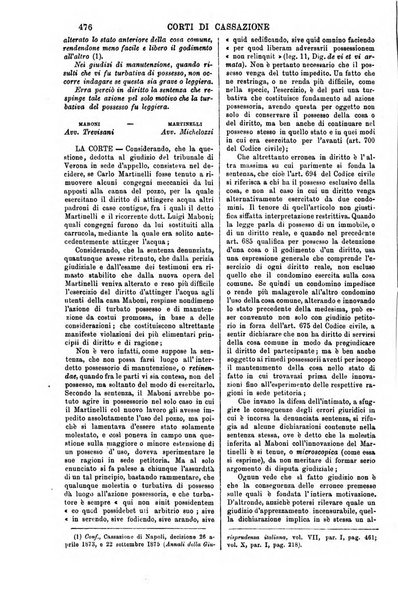 Annali della giurisprudenza italiana raccolta generale delle decisioni delle Corti di cassazione e d'appello in materia civile, criminale, commerciale, di diritto pubblico e amministrativo, e di procedura civile e penale