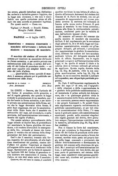 Annali della giurisprudenza italiana raccolta generale delle decisioni delle Corti di cassazione e d'appello in materia civile, criminale, commerciale, di diritto pubblico e amministrativo, e di procedura civile e penale