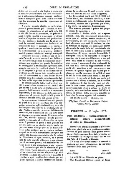 Annali della giurisprudenza italiana raccolta generale delle decisioni delle Corti di cassazione e d'appello in materia civile, criminale, commerciale, di diritto pubblico e amministrativo, e di procedura civile e penale