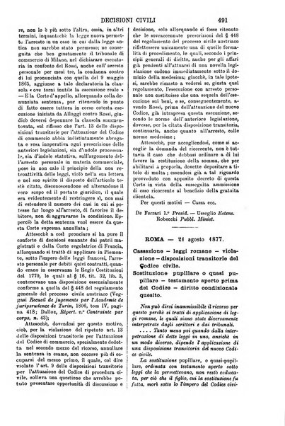 Annali della giurisprudenza italiana raccolta generale delle decisioni delle Corti di cassazione e d'appello in materia civile, criminale, commerciale, di diritto pubblico e amministrativo, e di procedura civile e penale