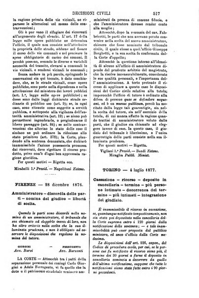 Annali della giurisprudenza italiana raccolta generale delle decisioni delle Corti di cassazione e d'appello in materia civile, criminale, commerciale, di diritto pubblico e amministrativo, e di procedura civile e penale